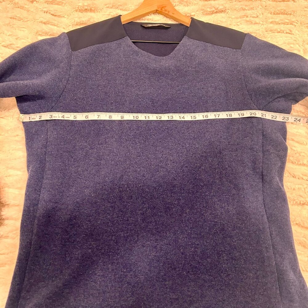 ARC'TERYX Donavan Crew Neck Sweater Nighthawk Heather Wool Blend NWT Men's Large - Picture 9 of 9